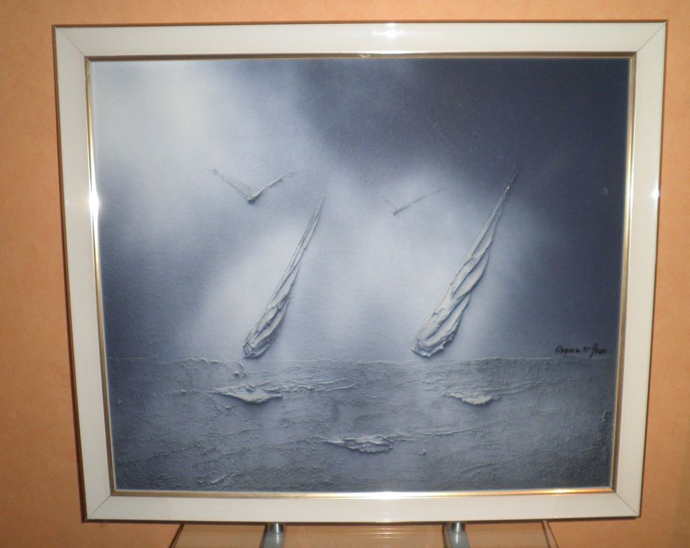 Tableau  Les Voiles  150 Bonsecours (76)