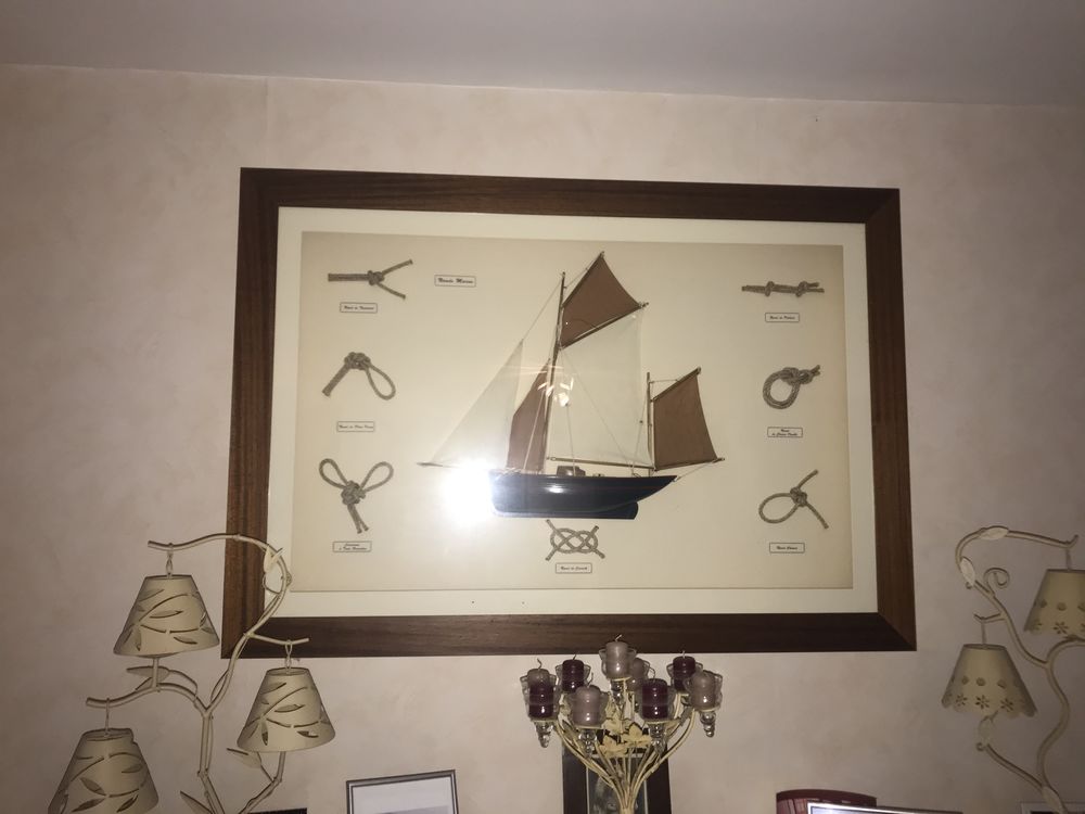 Tableau Voilier et Noeuds Marins 100 Ch�tellerault (86)