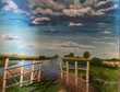 60 tableaux du 20eme  Peinture diverses acryliques paysages 90 Mallemort (13)