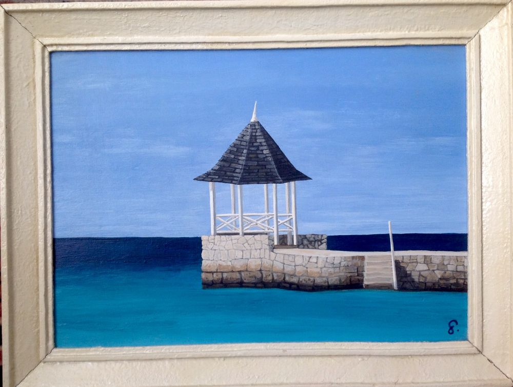 2 tableaux avec leurs cadres 100 Paris 5 (75)