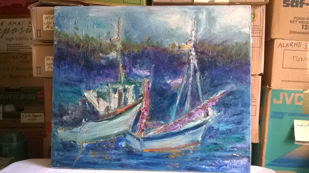tableaux bateaux de p�che 75 Chamb�ry (73)