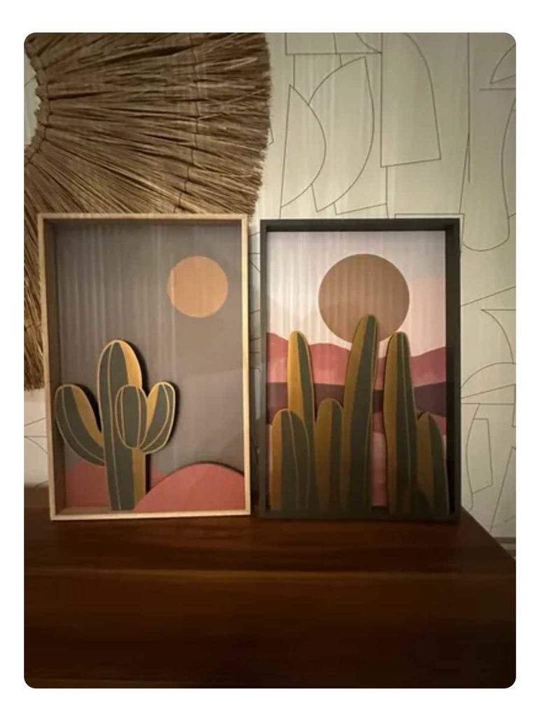 lot de 2 Tableaux en bois 50 Sannois (95)