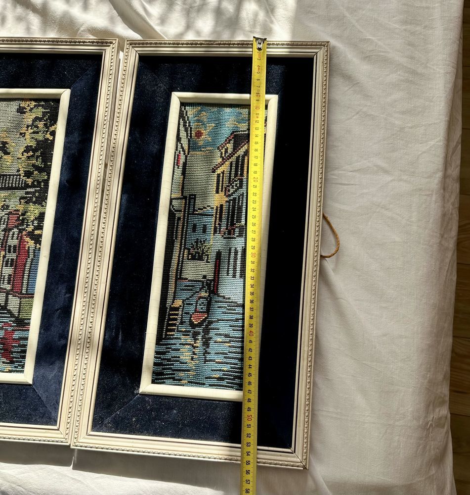 2 tableaux en canevas 40 Saint-Nazaire (44)