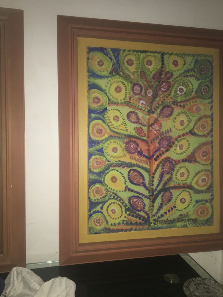 2 tableaux contemporain1950 60 3000 Saint-Mandrier-sur-Mer (83)