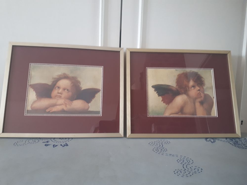 Tableaux deux anges de Rapha�l  - 25 euros pi�ce 25 Villemomble (93)