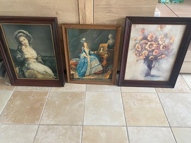 3 Tableaux diff�rents en bon �tat 20 Mions (69)