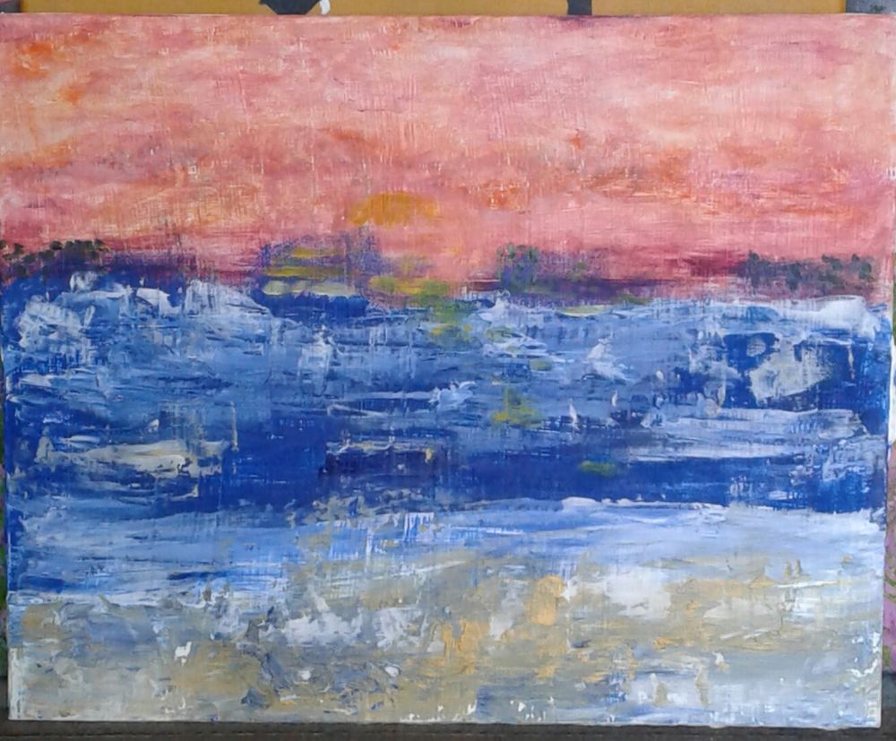 tableaux divers couteau acrylique . PRIX SUR DEMANDE 30 Mios (33)