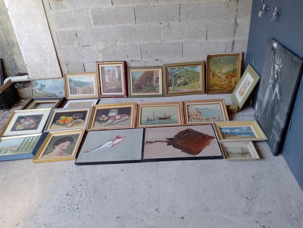 72 tableaux dont 12 sans cadres 40 Sorgues (84)