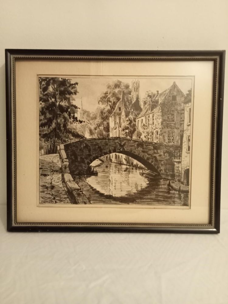 Tableaux en  �encre de Chine� , images Bruges 35 Aix-en-Provence (13)
