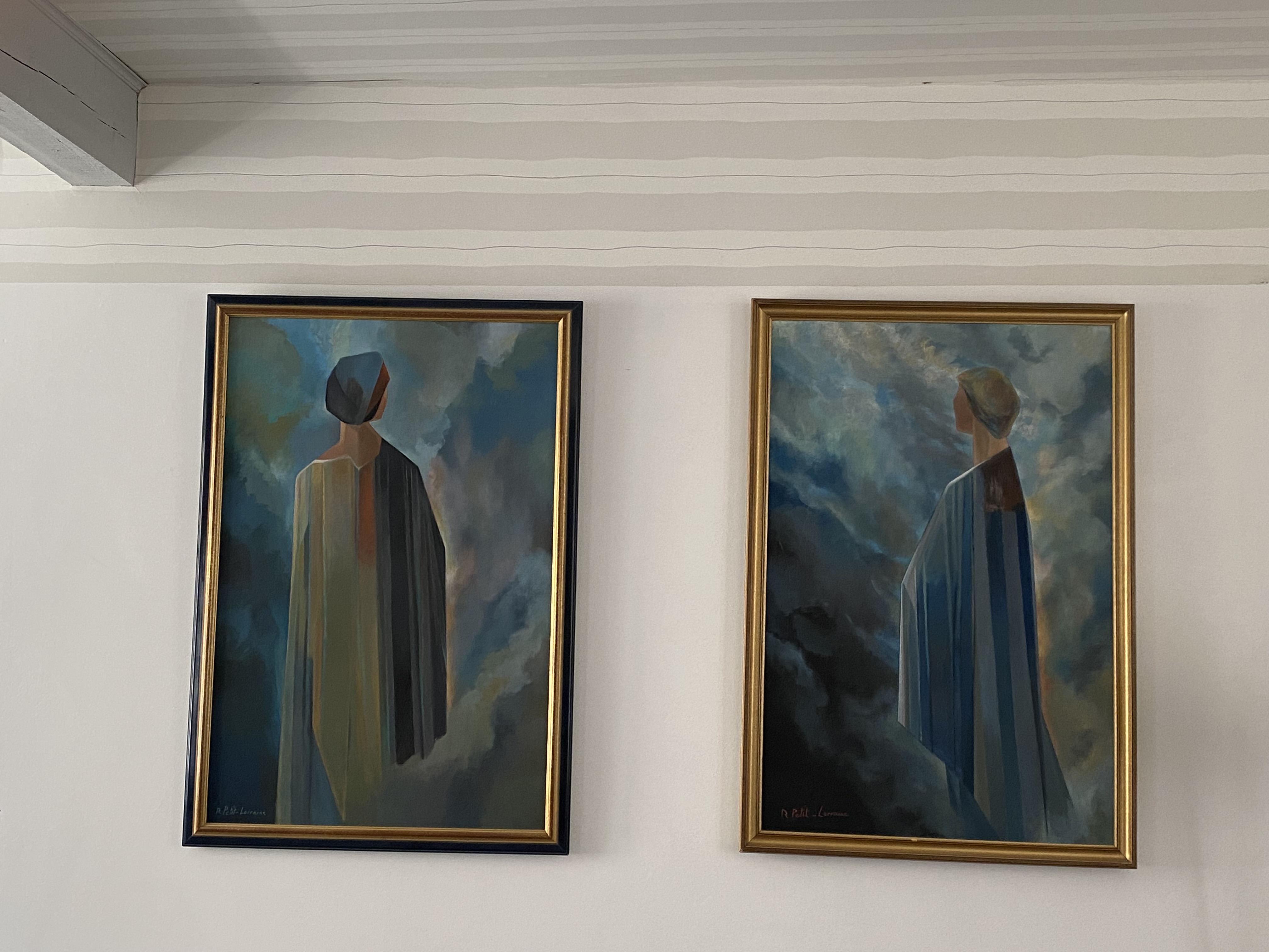 2 tableaux a huile sign�s 600 Carcassonne (11)