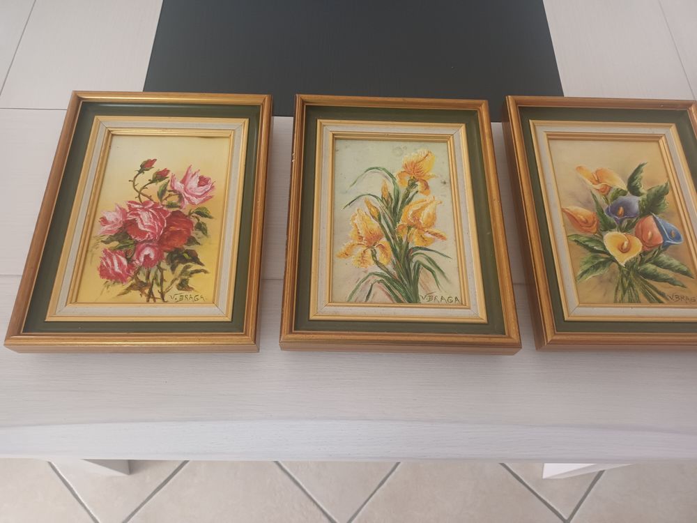 lot de 3 tableaux peinture acrylique  25cm*20cm 0 Vic-le-Comte (63)