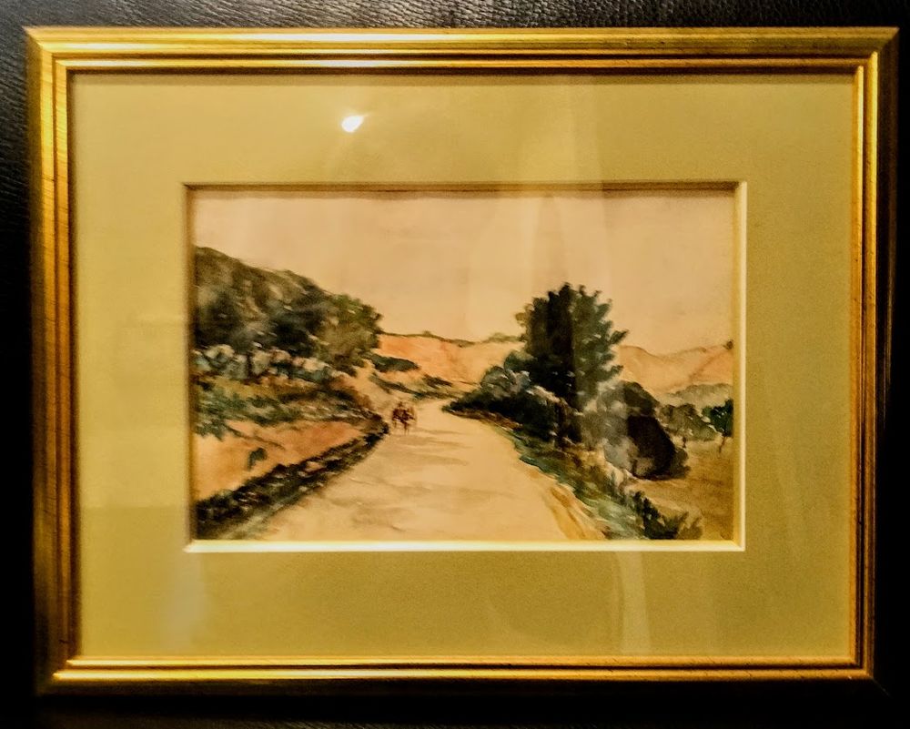 Tableaux peinture aquarelle 1931 140 Toulon (83)