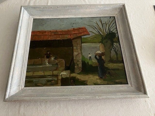 Tableaux de peinture encadr�s ? dont 2 sign�s Jacques SIBADE 0 Latresne (33)