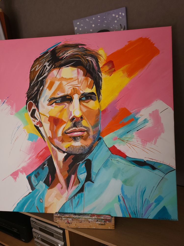 Tableaux peinture � l'huile et acrylique 400 Novillars (25)