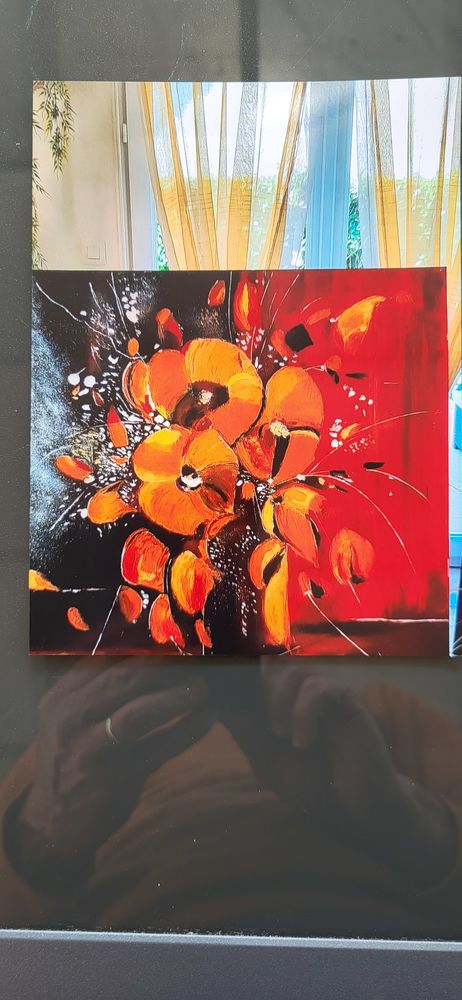 Tableaux peinture � l'huile 70x70 50 Novillars (25)