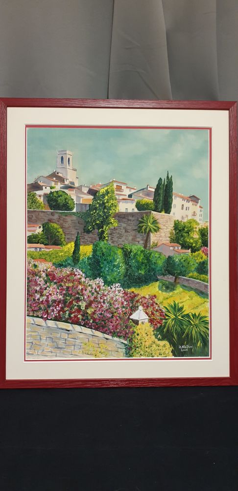 Tableaux peinture sur soie 40 Vence (06)