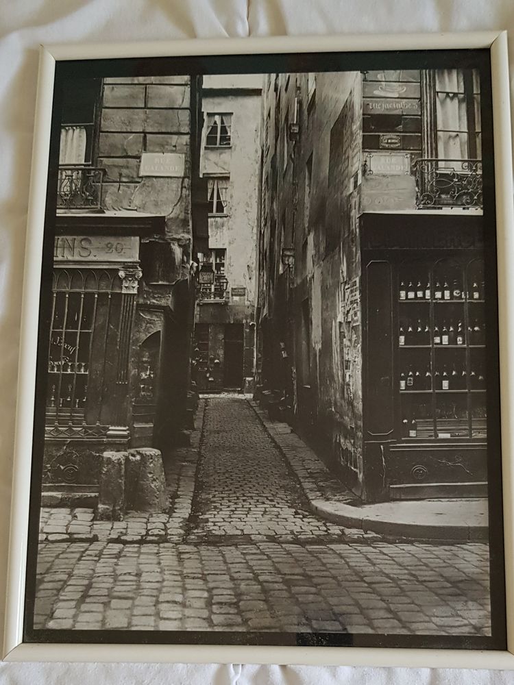 Tableaux photo rue de Paris 19�me si�cle Noir 0 Villiers-sur-Orge (91)