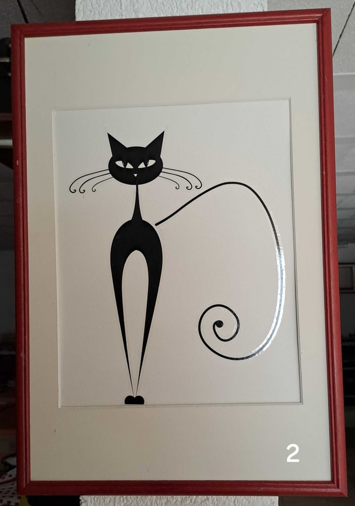 lot de 4 tableaux (th�me chats) 20 Magny-le-D�sert (61)