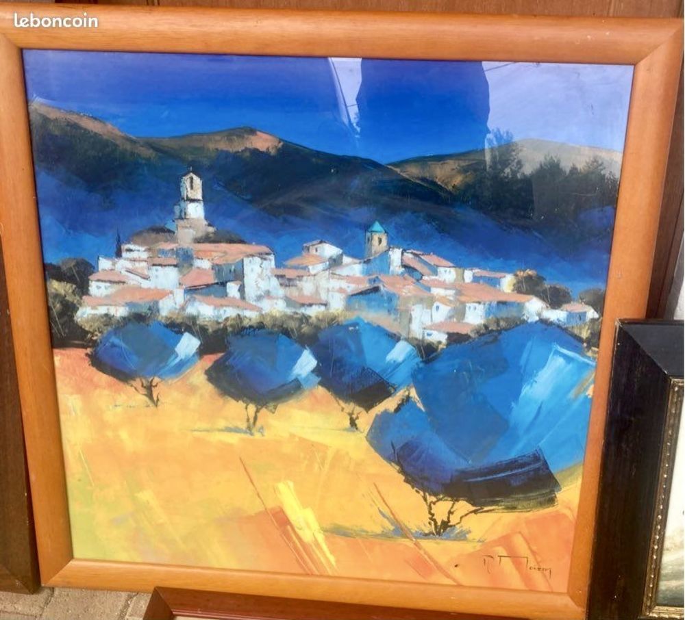 lot 10 tableaux 60 Bagnols (69)