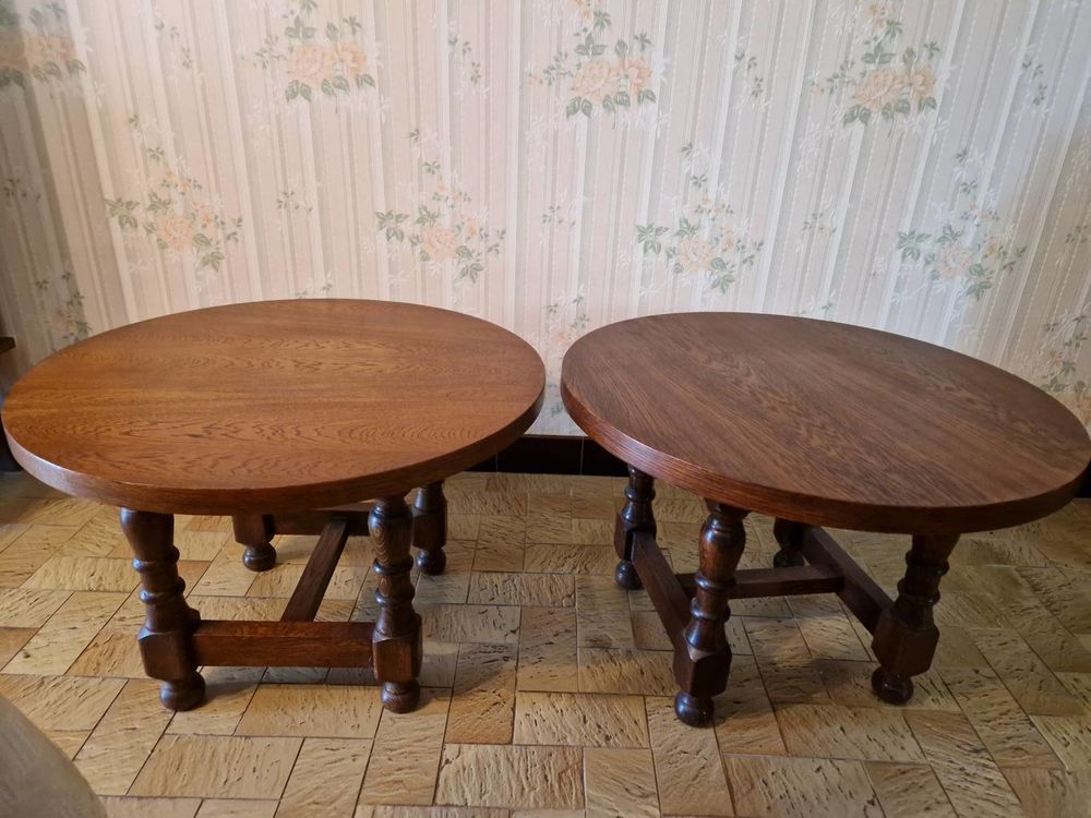 lot de 2 tables basses ch�ne sombre 100 Tonnay-Charente (17)