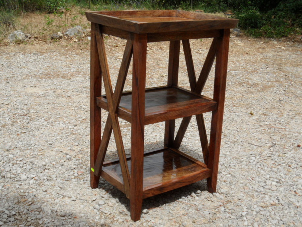 Tables de chevet en noyer massif 25 Bras (83)