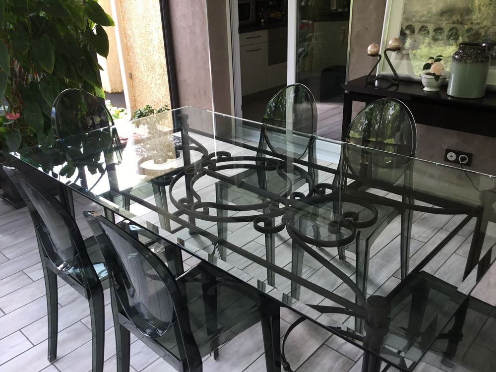 Tables fer forg� verre 0 Saint-Ju�ry (81)