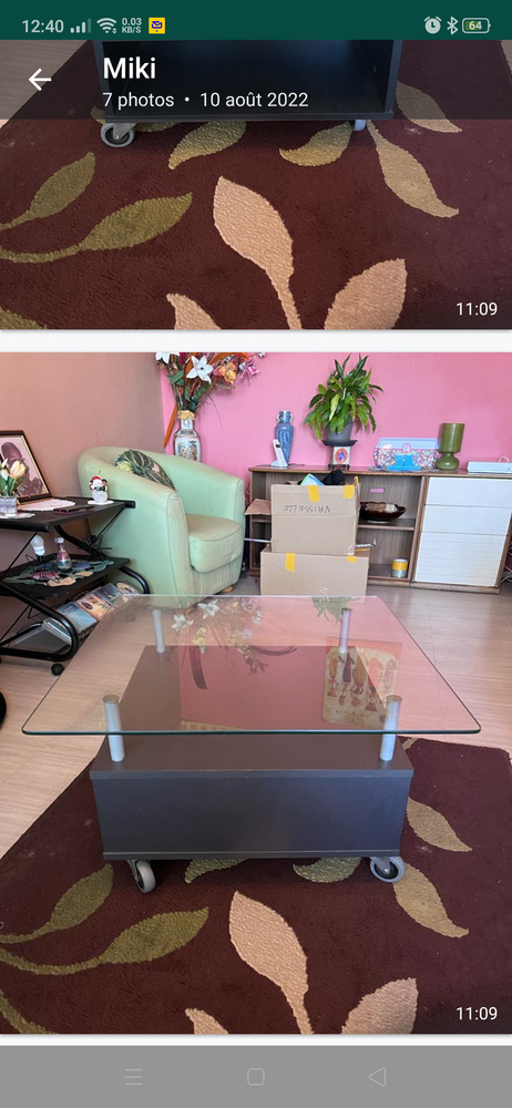 Tables de salon ou autre
40� l'unit� 40 Sevran (93)