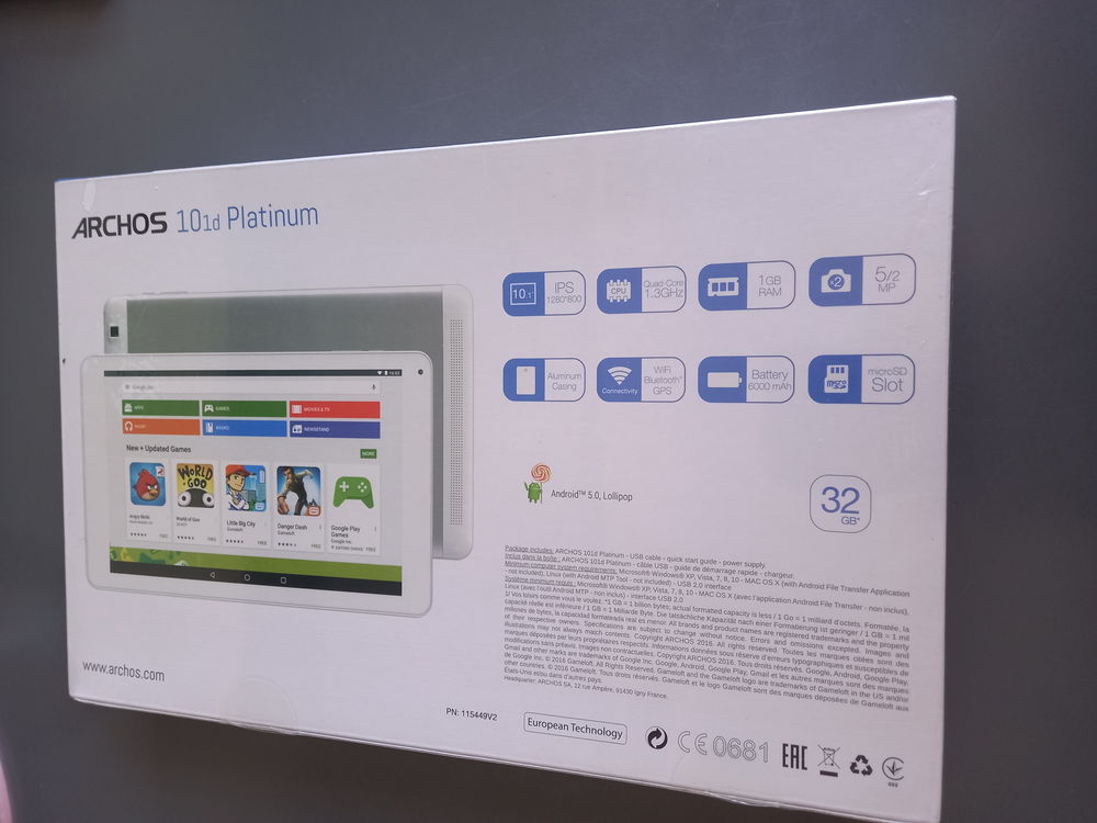 Tablette ARCHOS 10.1 32 GO 50 Paris 10 (75)