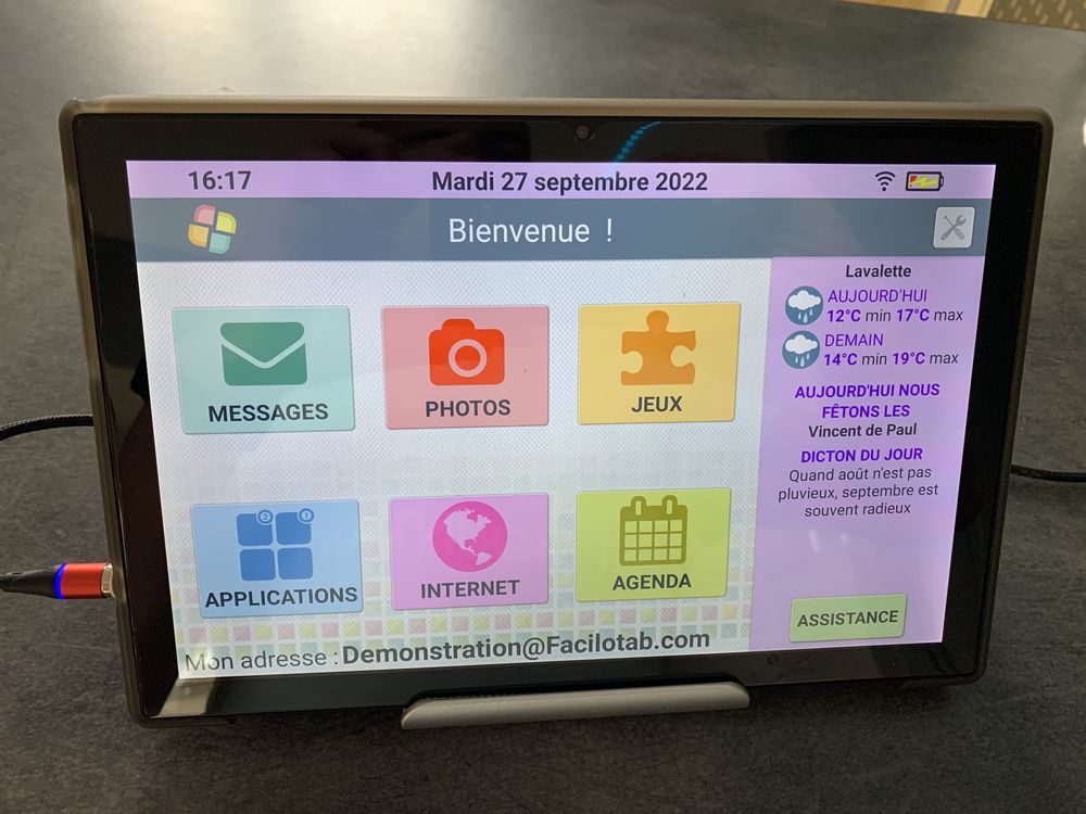 Tablette Facilotab L Rubis Wifi 4G 64 Go Android 11 neuve 0 Alairac (11)