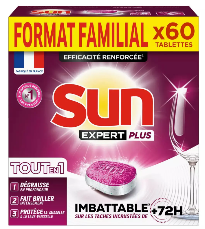 Tablettes lave-vaisselle SUN expert d�graissant x60 6 Nanterre (92)