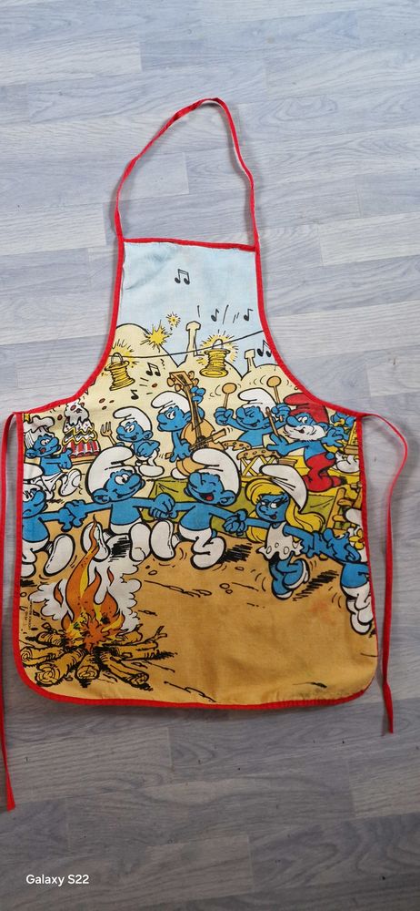 Tablier enfant  schtroumf 7 Beaumont-Hague (50)