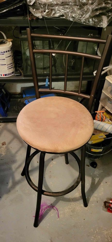 Tabouret de bar avec dossier m�tal style vintage industriel 20 Avesnes-sur-Helpe (59)