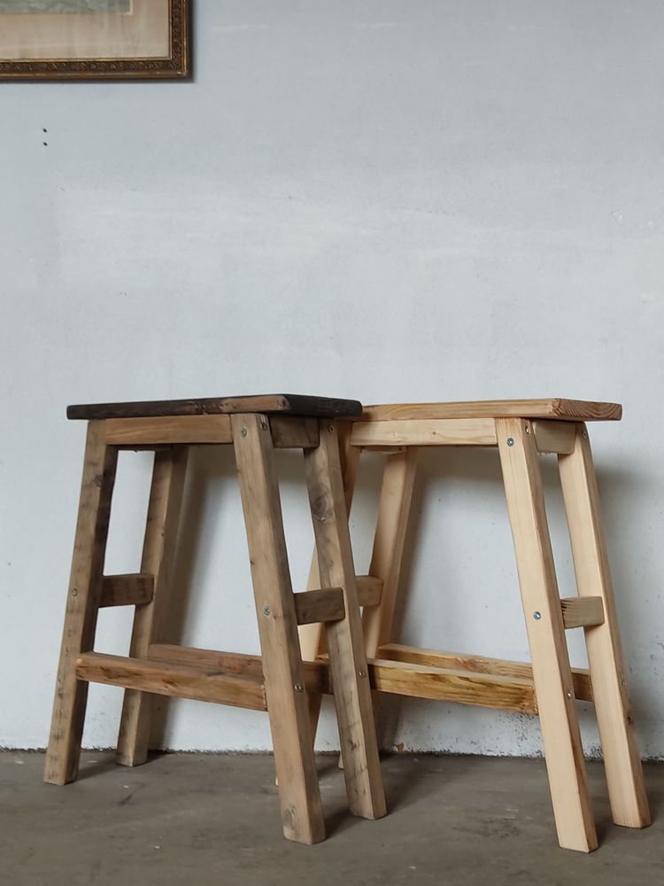 Tabouret bois rustique 60 Jaillans (26)