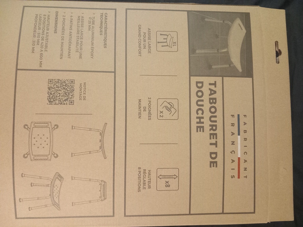 Tabouret de Douche R�glable Neuf 25 Montpellier (34)