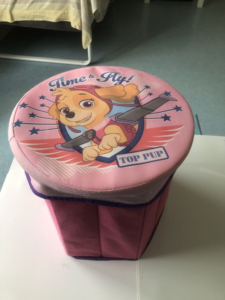 TABOURET DE RANGEMENT PAW PATROL 7 Sens (89)