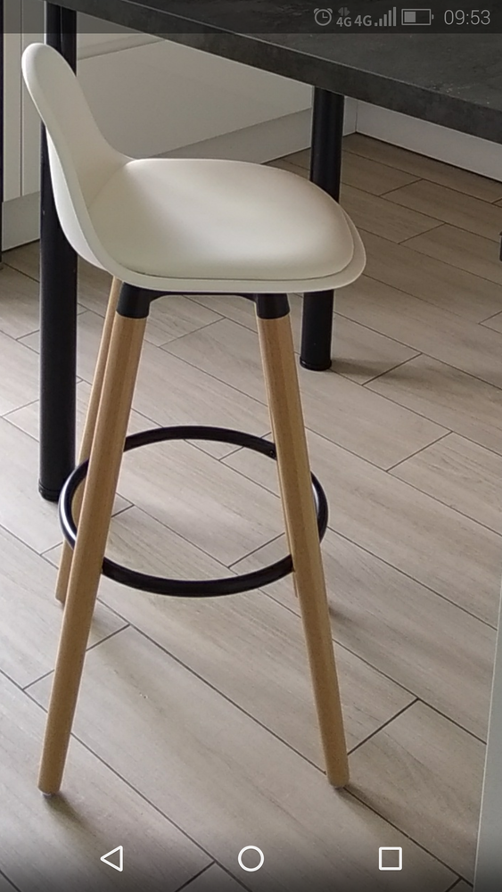 Lot de 4 tabourets de bar style scandinave 120 Reims (51)