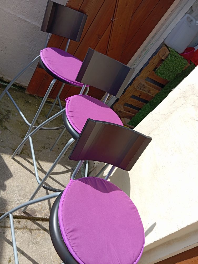 Lot de 3 tabourets de bar 40 Gravelines (59)