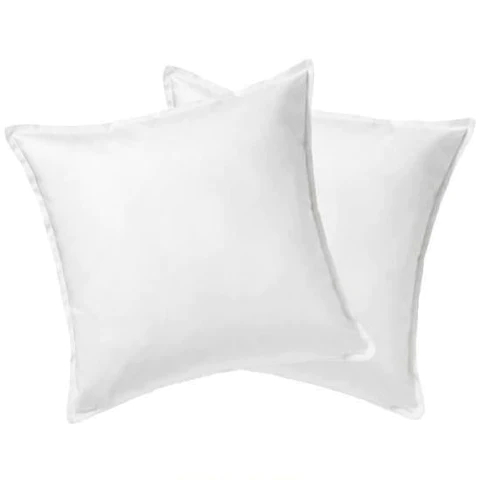 Taie d'Oreiller 65 x 65 cm - 100% Coton - Blanc 4 Gaillan-en-M�doc (33)