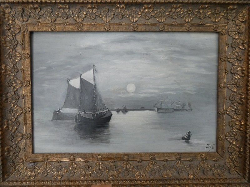 taleau marine de style clair obscur 150 Pradines (42)