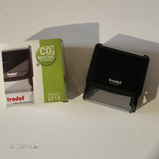 Tampon marqueur de texte Printy 4915 � encrage automatique, 15 Saumur (49)