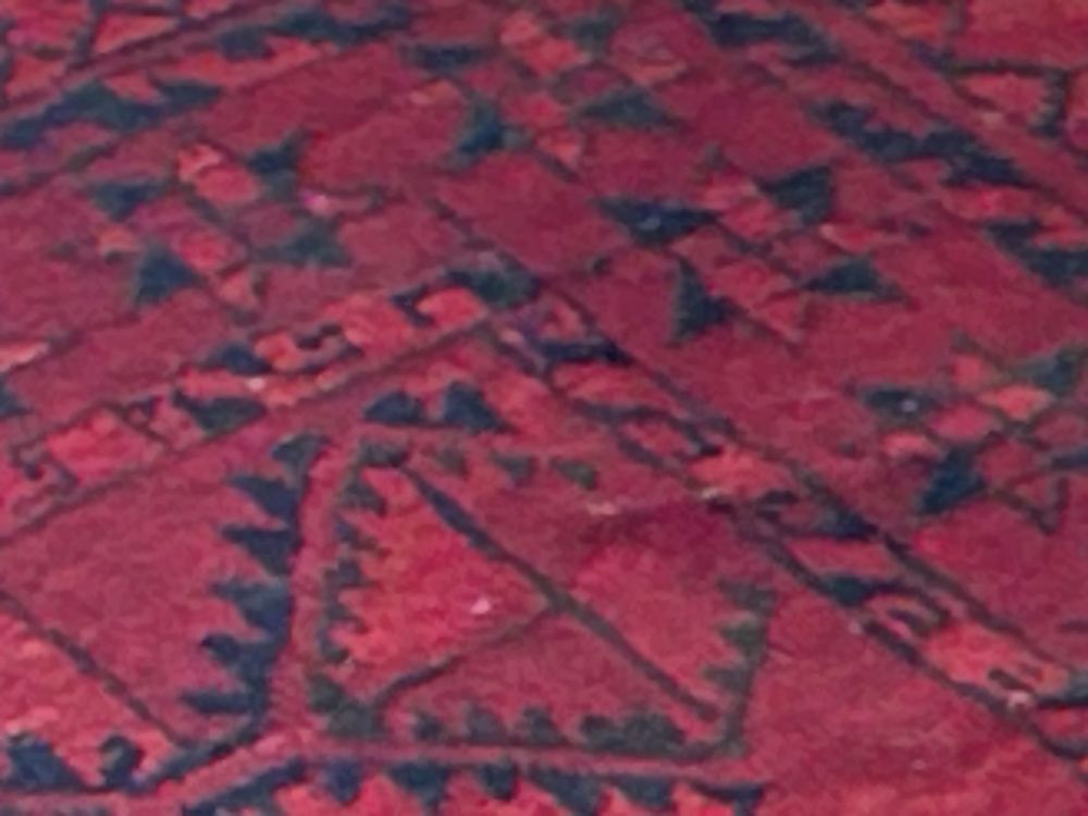 Tapis antique  persan / soie sur soir 380/290 3200 Le Boulou (66)