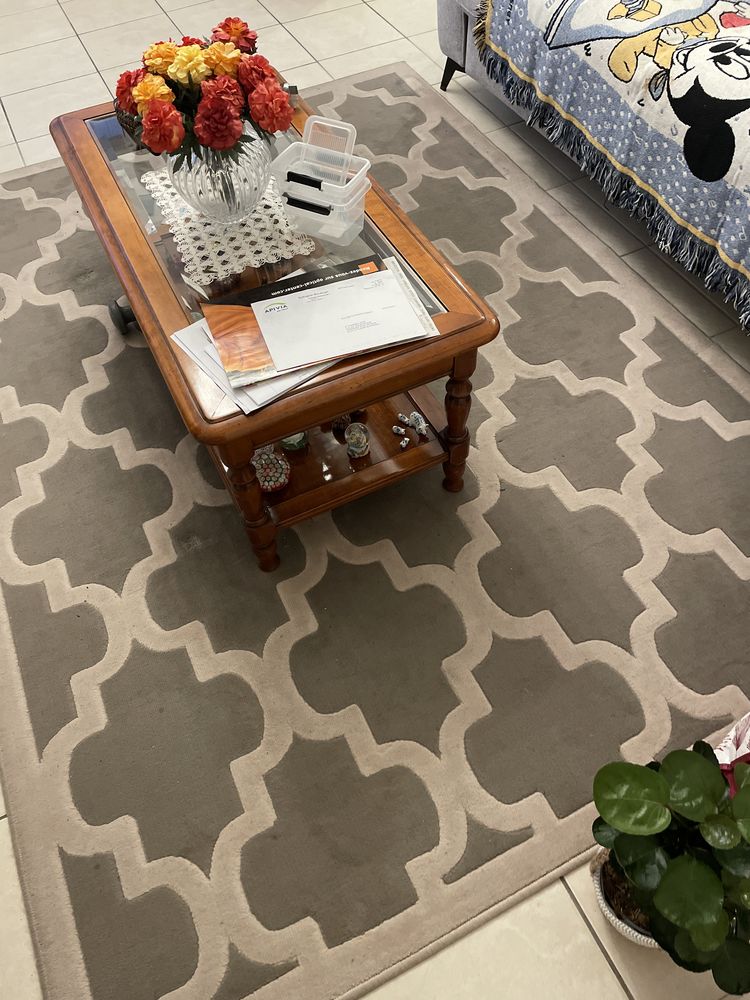 Tapis 160 x 230 beige 80 Le Plessis-Bouchard (95)