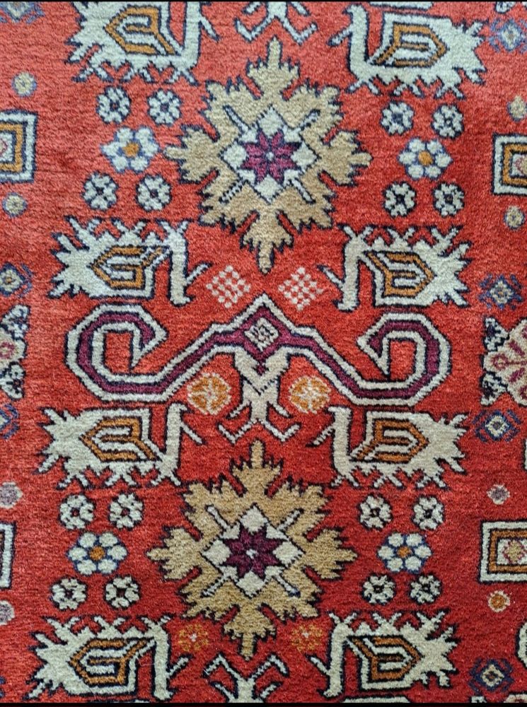 Tapis Caucase Est fait main en laine (Rare) 341 Lille (59)