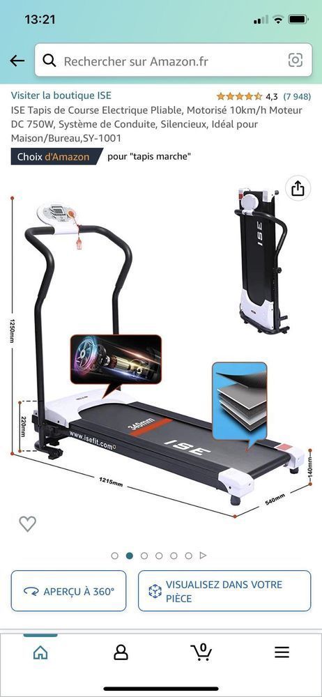 tapis de course �lectrique 100 Wingles (62)