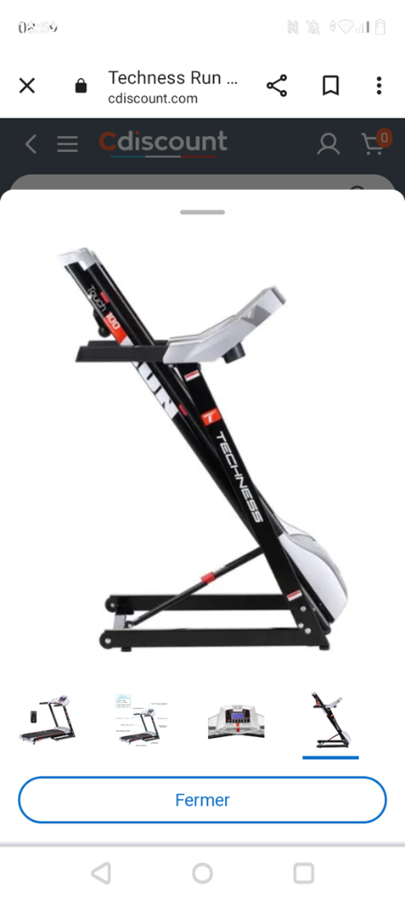 Tapis de course ou de marche 350 Tours (37)