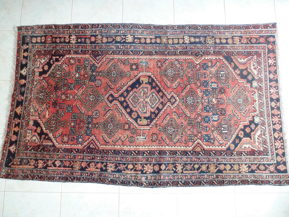 Tapis IRAN ancien laine fait main, 200x110 1200 Missillac (44)