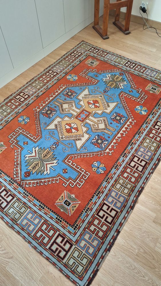 Tapis en laine ancien dim : 200 par 145 cm 210 Piriac-sur-Mer (44)