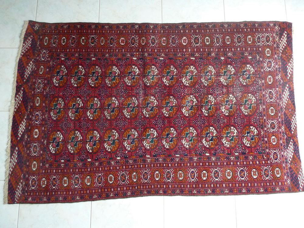 Tapis d'orient Boukhara fait main, parfait �tat, 170x110 520 Missillac (44)