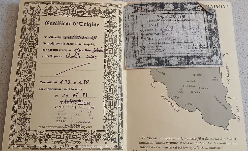 TAPIS D'ORIENT 100 Gradignan (33)