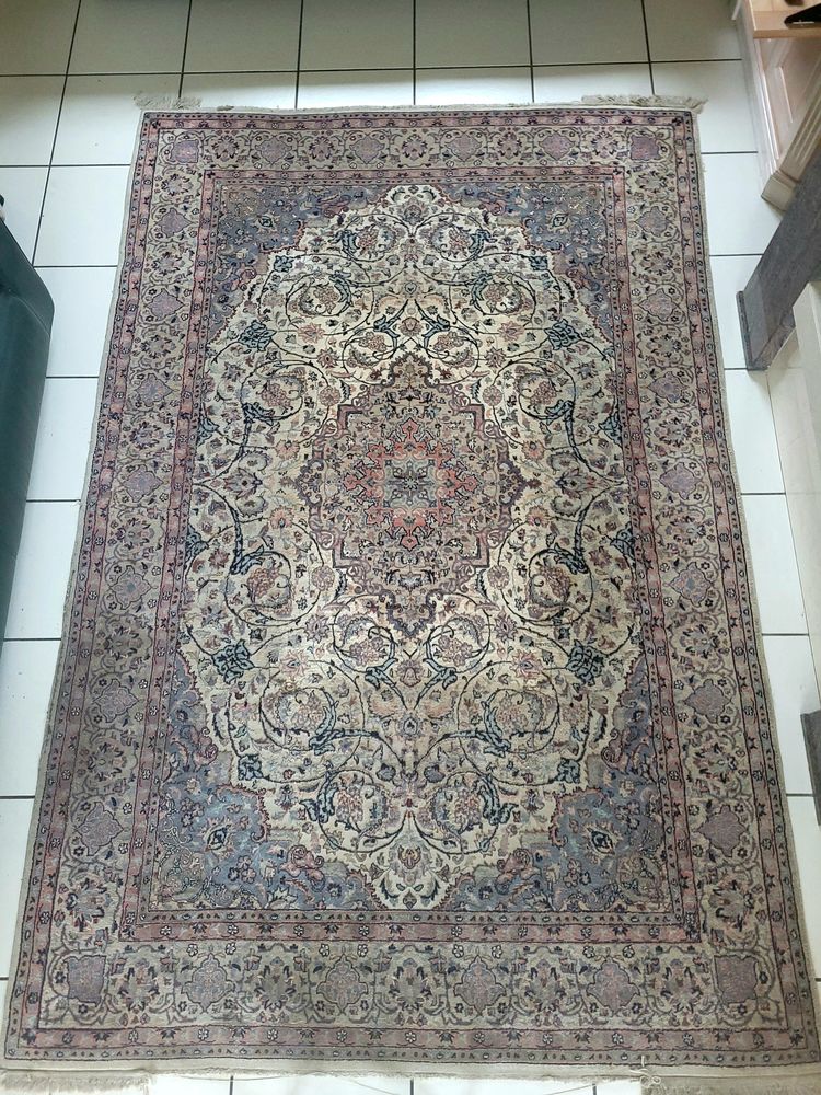 Tapis Penjab laine et soie 282X185cms 0 Lompret (59)